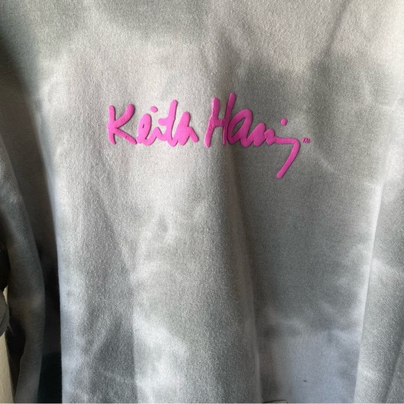 KEITH HARING pullover hoodie size Large - Picture 7 of 10